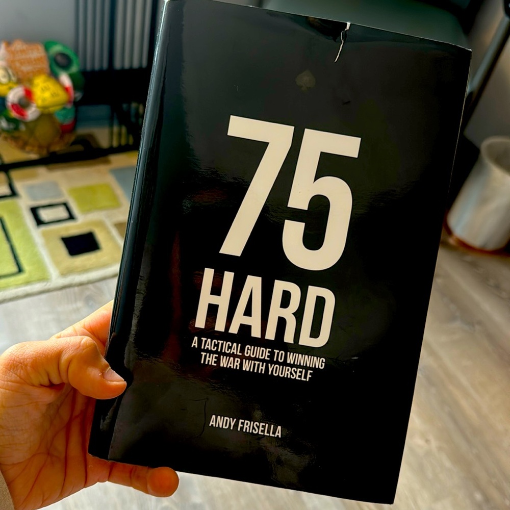 75 Hard Book - Andy Frisella- hardback cover